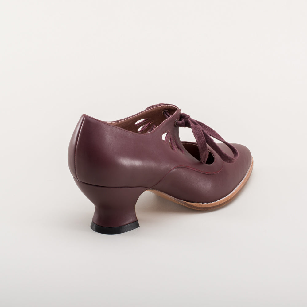 Gibson Edwardian Leather Shoes (Merlot)