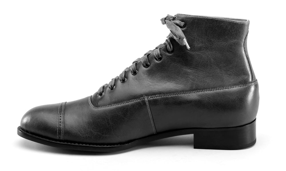 Noble Men's Vintage Lace-Up Boots (Purple)